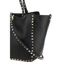 Genti de umar Valentino Garavani Dama - Genti de umar Valentino Garavani Valentino Garavani Rockstud Shoulder Bag NERO Femei (BM 12308544) - B-mall.ro