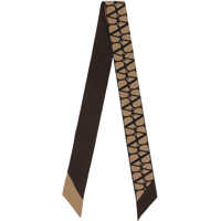 Esarfe Dama - Esarfe Valentino Garavani Toile Iconographe Scarf BEIGE/NERO/TABACCO Femei (BM 12308550) - B-mall.ro