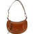 Isabel Marant Oskan Moon Shoulder Bag COGNAC