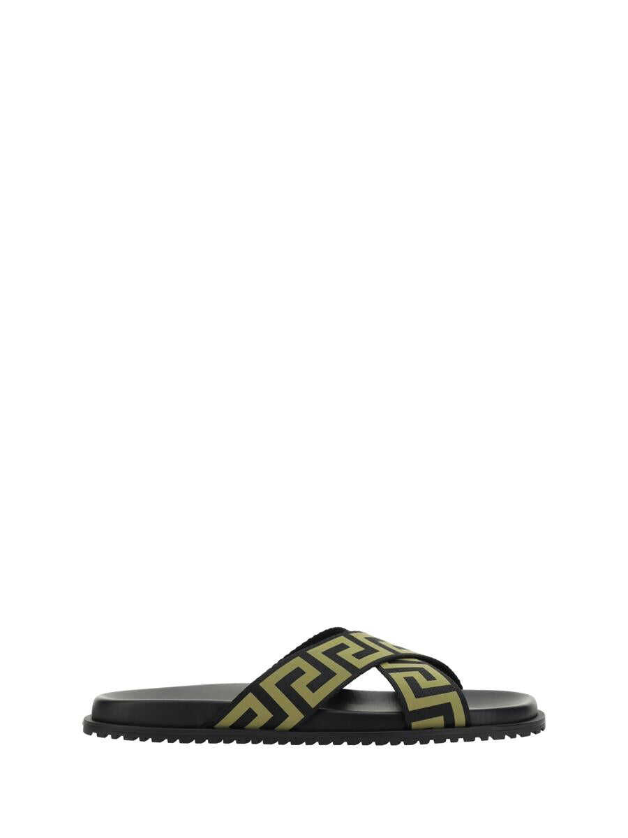 Versace VERSACE SANDALS BLACK/GOLD