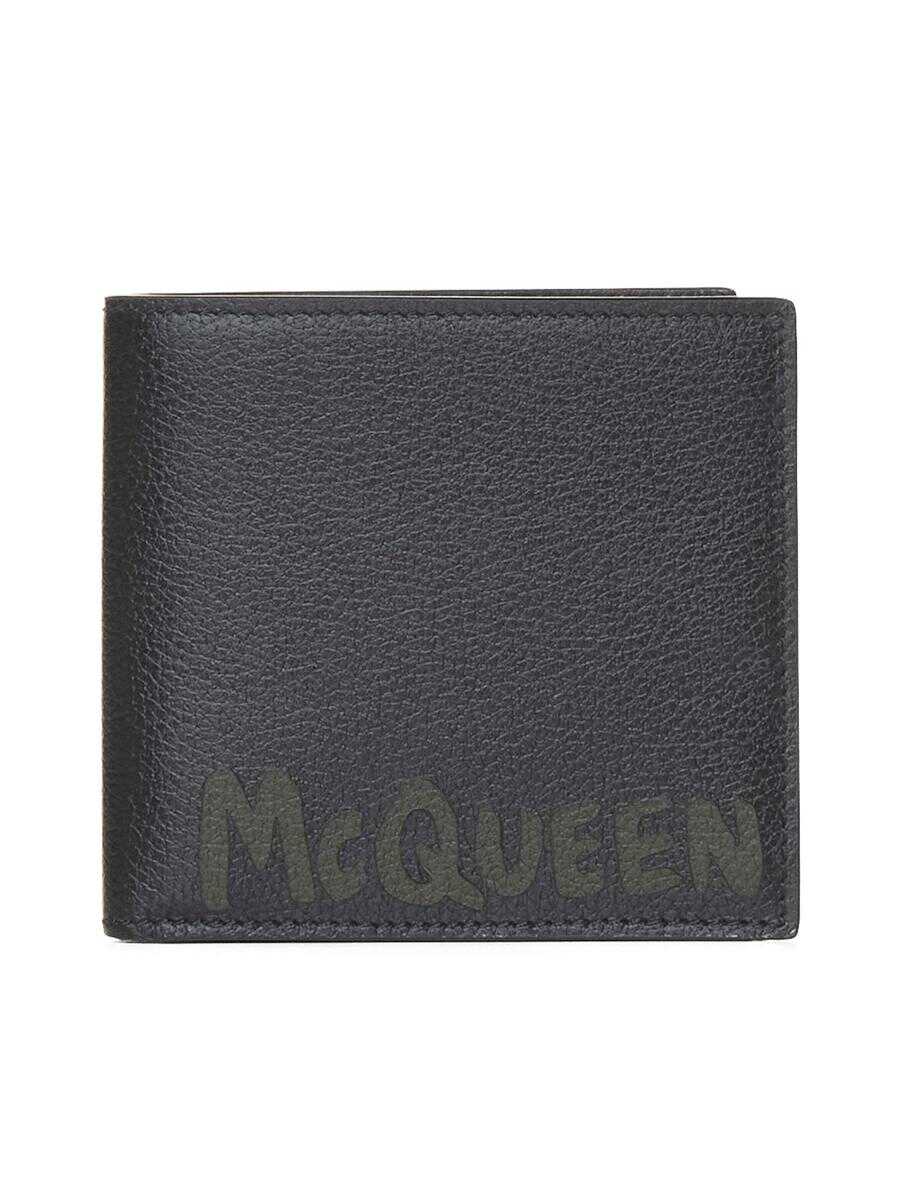 Alexander McQueen Alexander McQueen Wallets BLACK/KHAKI