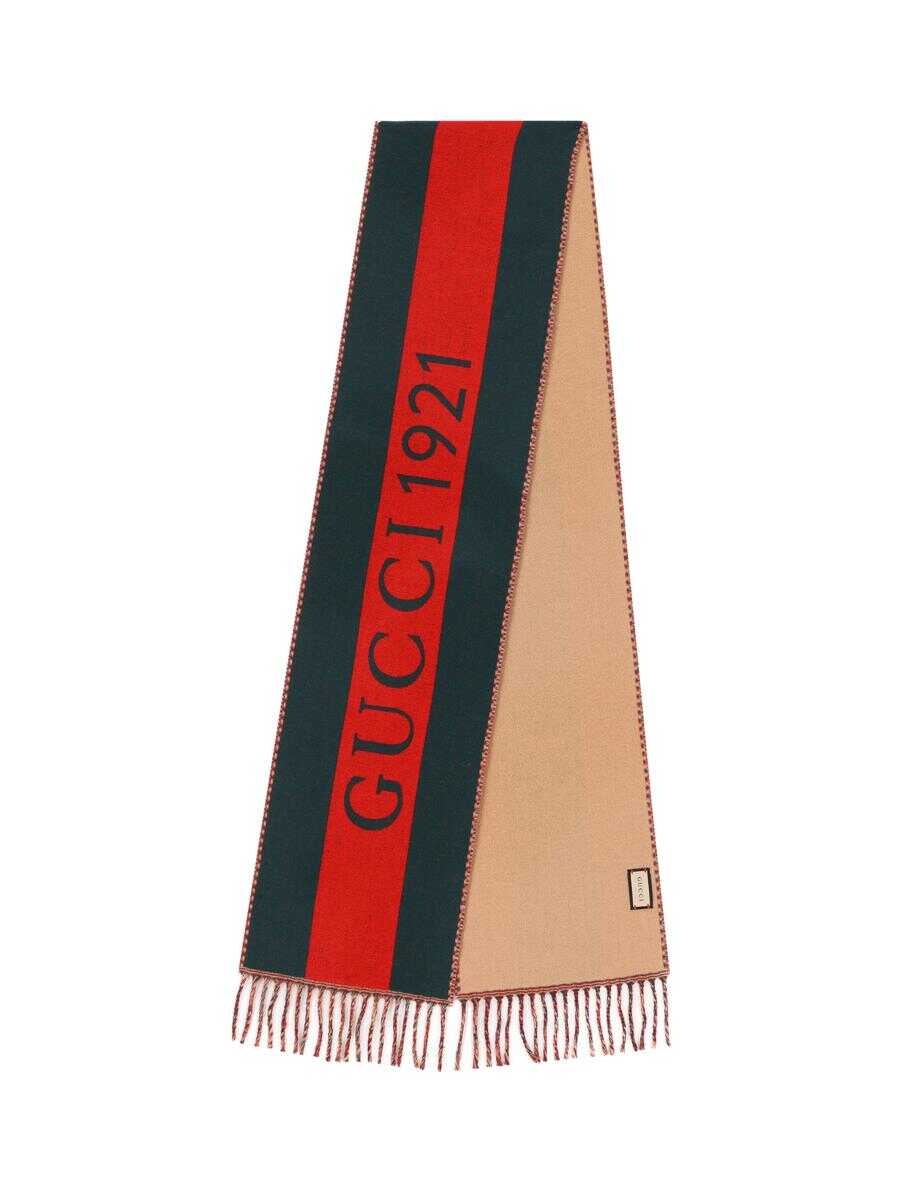 Gucci Gucci Scarves GREEN/BEIGE