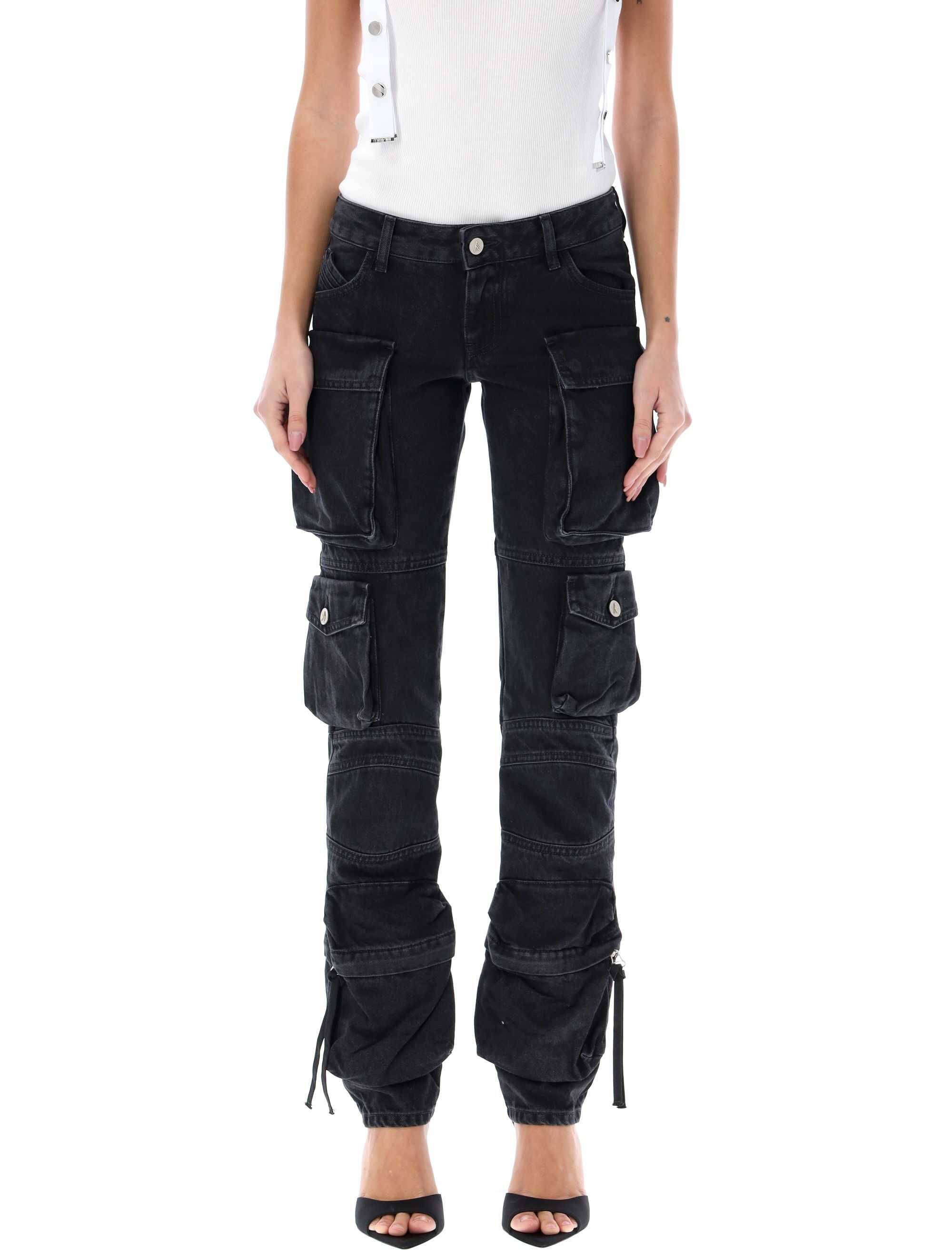 THE ATTICO \'\'Essie\'\' cargo jeans Black
