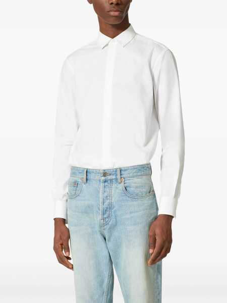 Camasi Valentino Garavani Shirt With Rockstud Untitled Studs WHITE Barbati (BM 12323955) 3