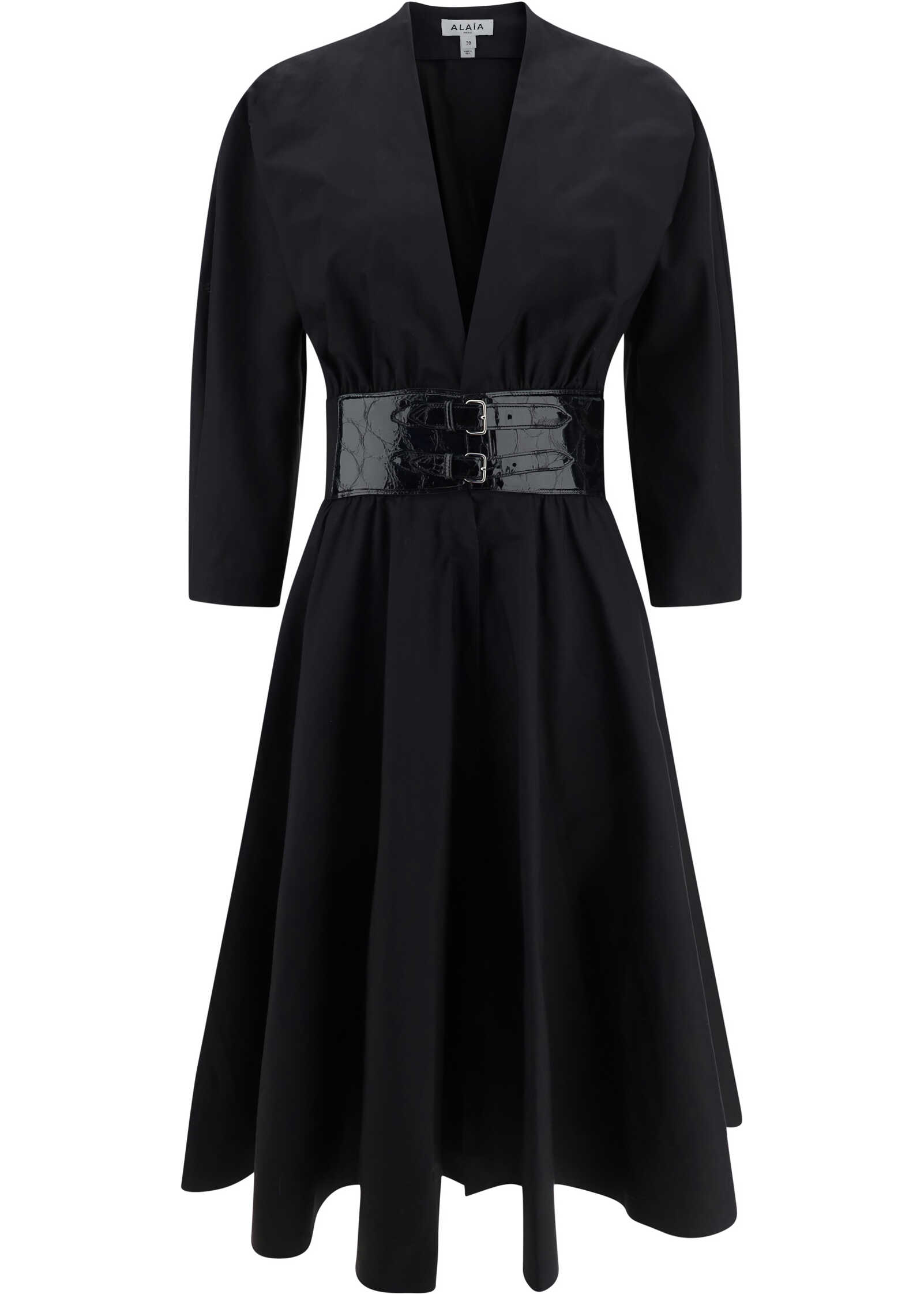 Alaïa Chemisier Dress NOIR