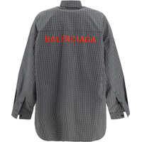 Camasi Balenciaga pentru Barbati - Camasi casual Balenciaga Shirt BLACK/WHITE Barbati (BM 12325026) - B-mall.ro