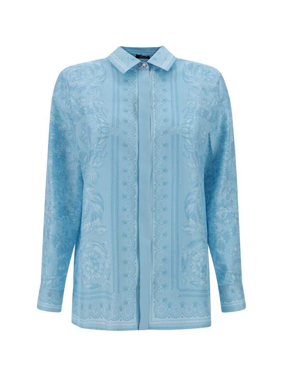 Versace VERSACE SHIRTS PALE BLUE