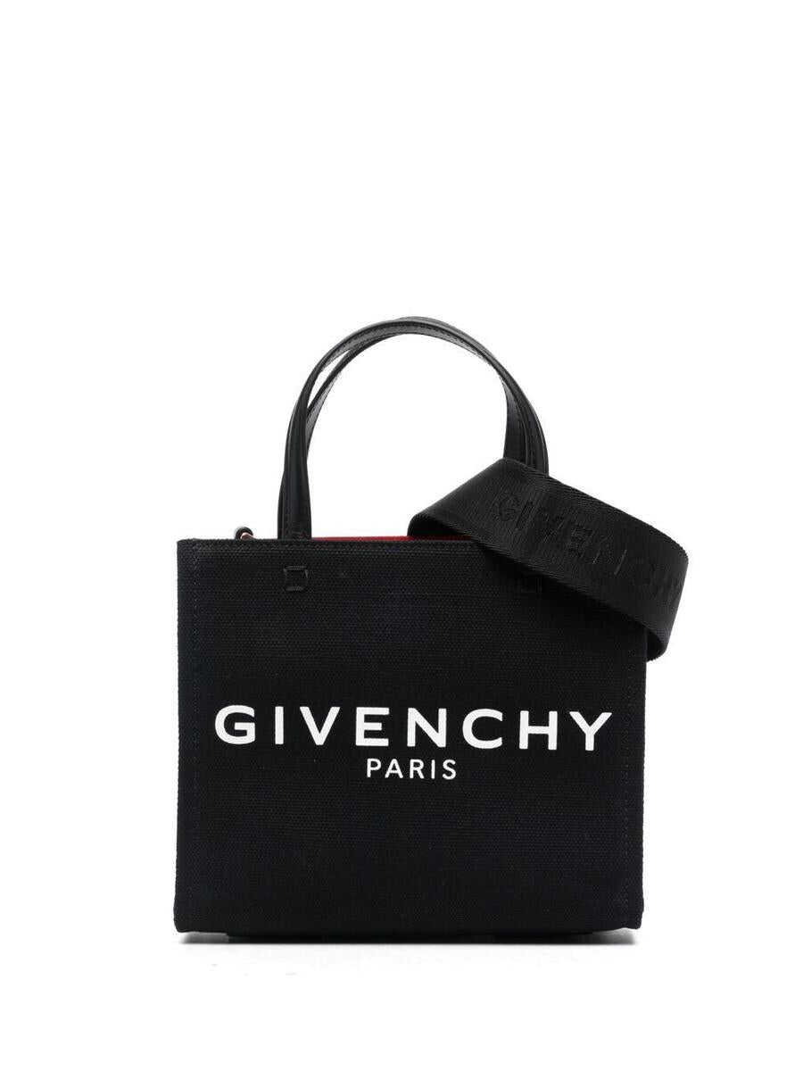 Givenchy GIVENCHY G-Tote mini canvas shopping bag BLACK