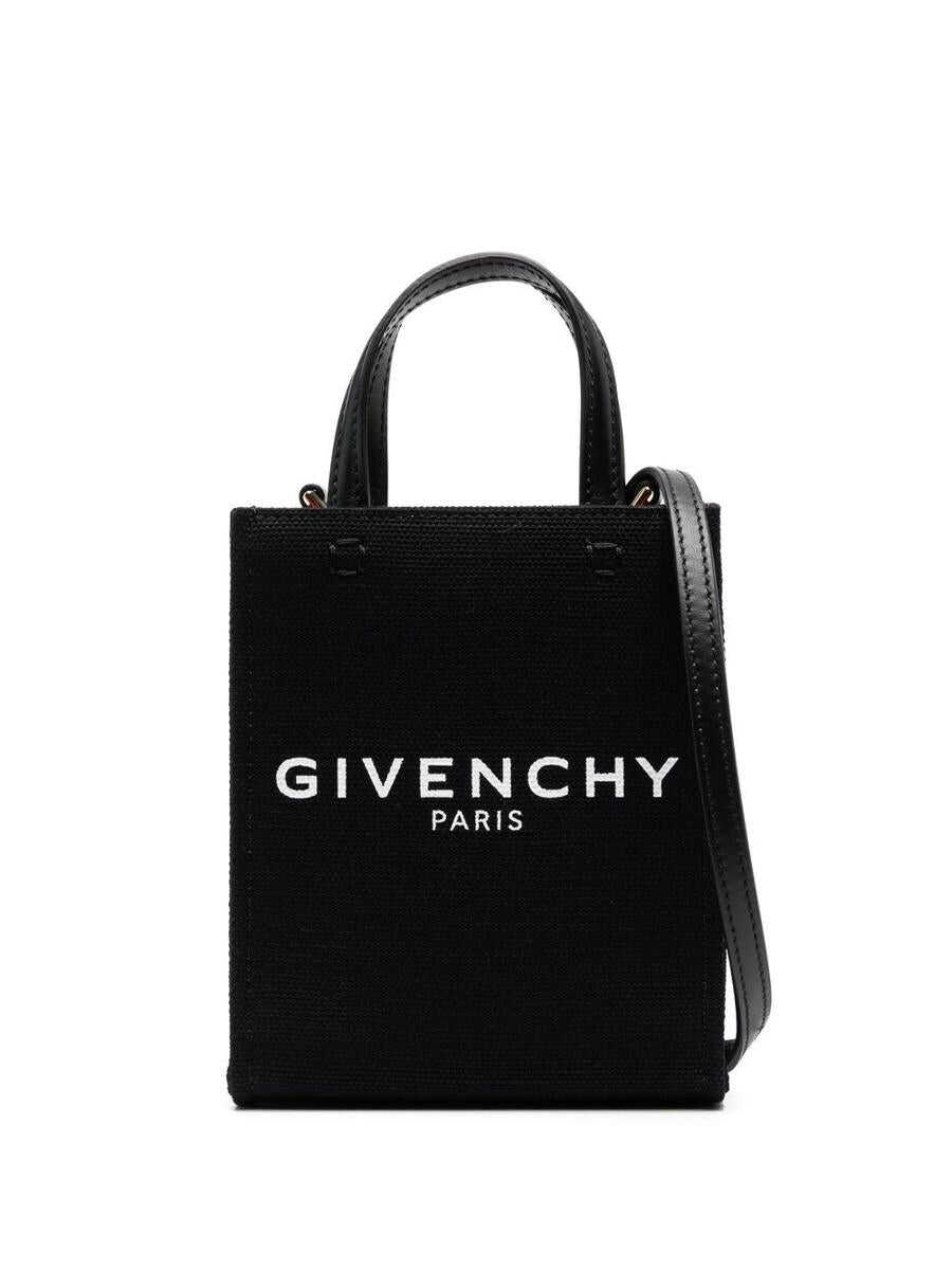 Givenchy GIVENCHY G-Tote mini canvas shopping bag BLACK