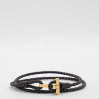 Bratari Tom Ford Brown And Gold Bracelet Barbati