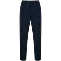Pantaloni scurti Blue Slim Crop Pants In Acetate Blend Woman Femei