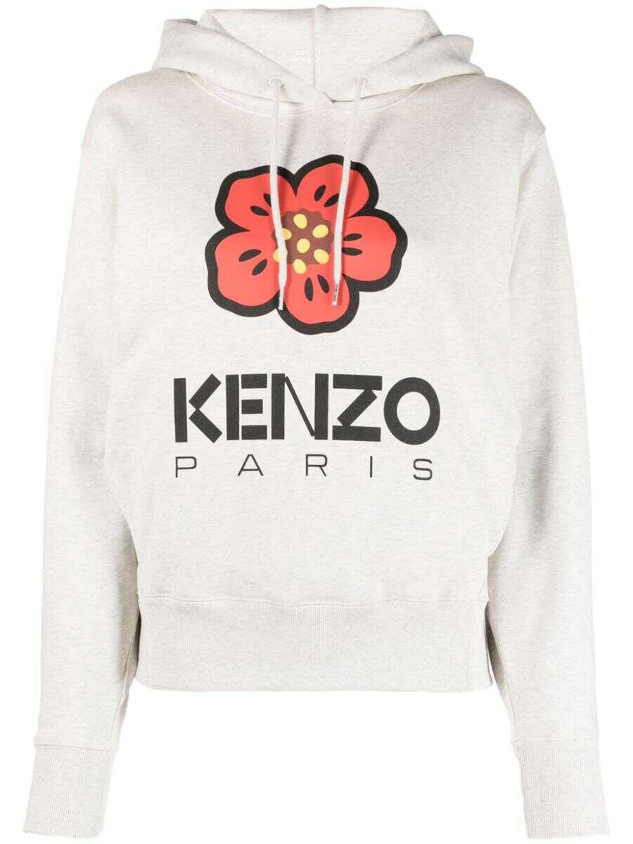Kenzo KENZO Kenzo Paris cotton hoodie GREY