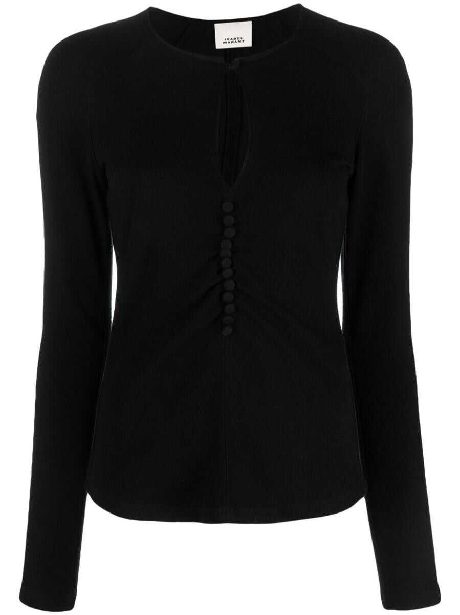 Isabel Marant ISABEL MARANT DORINE TOP CLOTHING BLACK