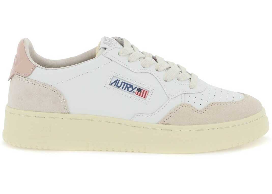 AUTRY Leather Medalist Low Sneakers WHITE POW
