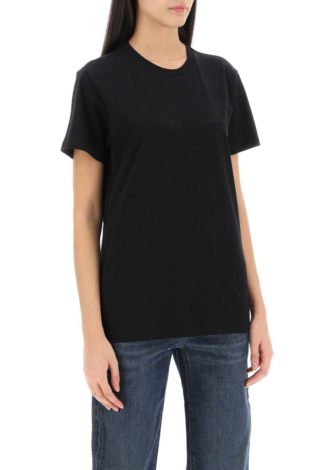 Isabel Marant Vidal Crew-Neck T-Shirt BLACK