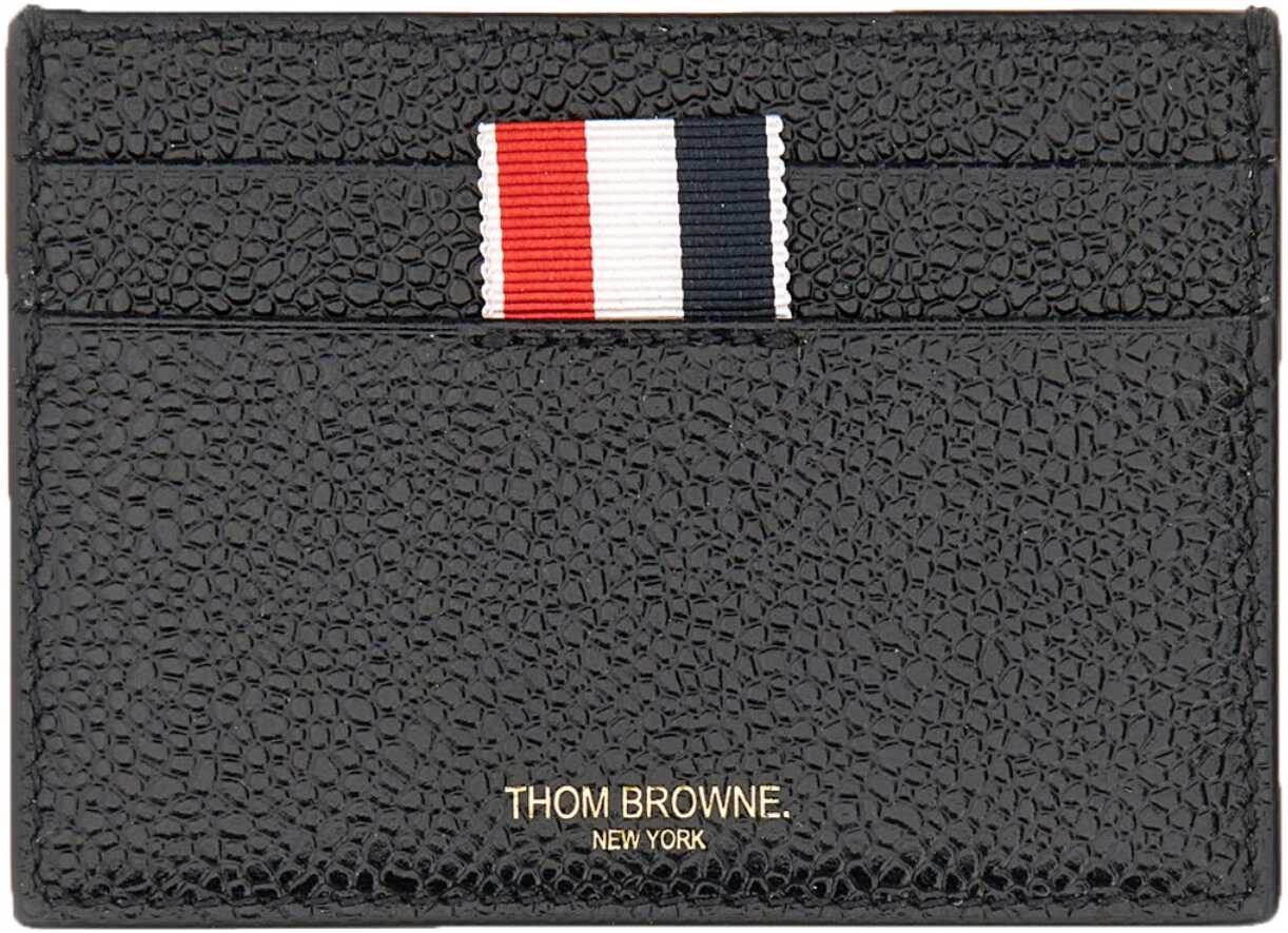 Thom Browne Pebble Grain Leather Wallet BLACK