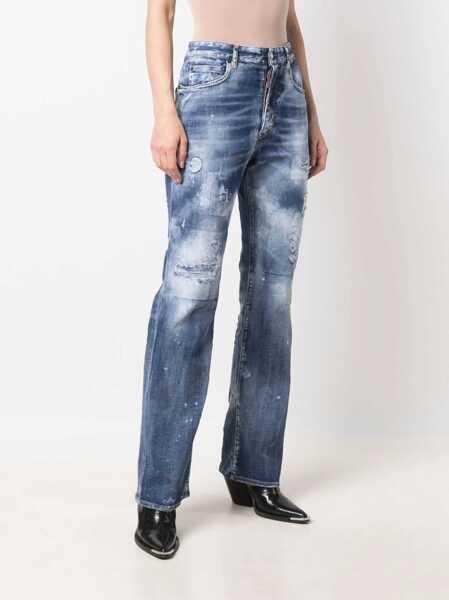 Blugi skinny DSQUARED2 Jeans In Denim BLUE Femei (BM 12342894) 3