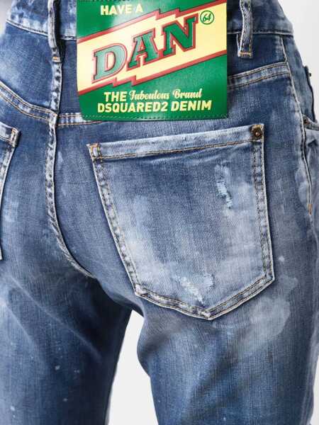 Blugi skinny DSQUARED2 Jeans In Denim BLUE Femei (BM 12342894) 5