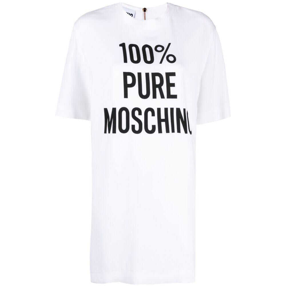 Moschino MOSCHINO DRESSES WHITE/BLACK