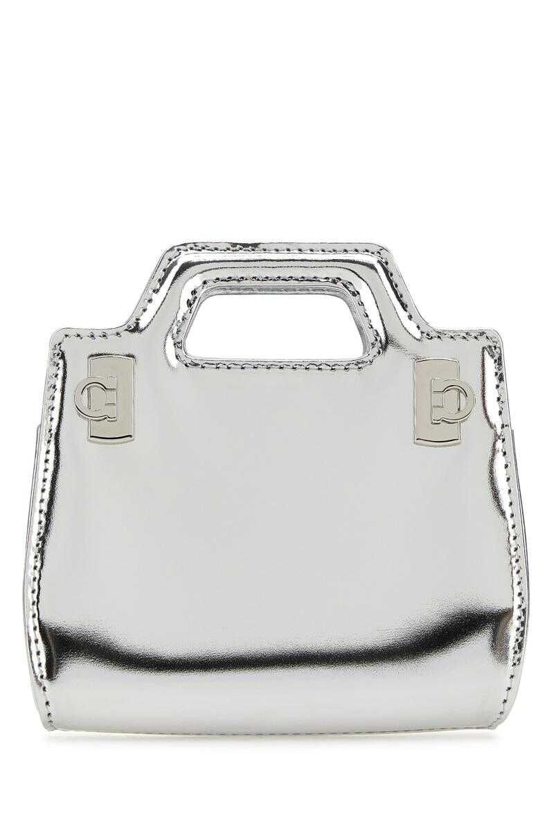 Salvatore Ferragamo SALVATORE FERRAGAMO HANDBAGS. SILVERSILVEROMOON