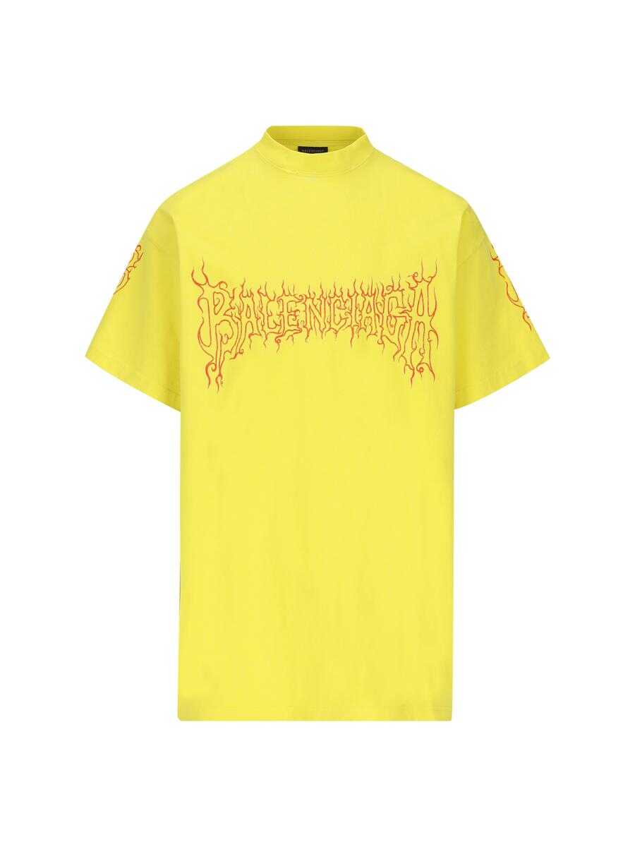 Balenciaga Balenciaga T-shirt and Polo YELLOW/RED