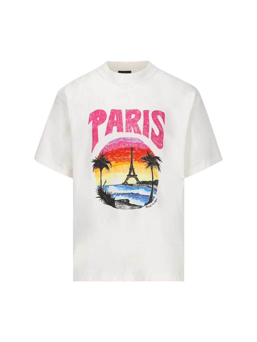 Balenciaga Balenciaga T-shirt and Polo WHITE