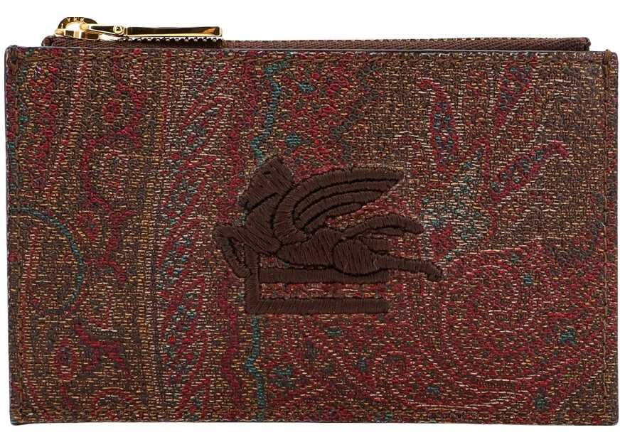 ETRO Card Holder Brown