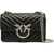 Pinko Mini Love Shoulder Bag NERO-OLD SILVER