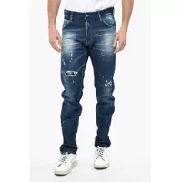 Blugi drepti Distressed Cool Guy Denims With Delavé Effect 18Cm Barbati