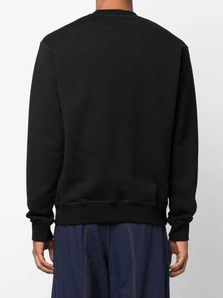 Bluze de trening DSQUARED2 Surf Hoodie Sweatshirt With Lettering Black Barbati (BM 12354627) 4