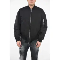 Bomber jacket Pinted On The Wave Bomber Jacket With Zipped Detail Barbati
