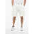 DSQUARED2 Big Elastic Cargo Shorts With Drawstrings White