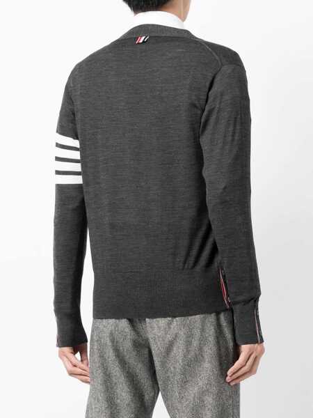 Cardigane Thom Browne Cardigan DARK GREY Barbati (BM 12355038) 4