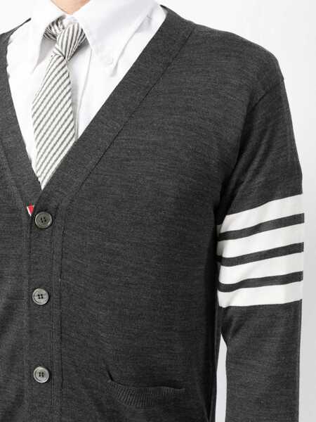 Cardigane Thom Browne Cardigan DARK GREY Barbati (BM 12355038) 5