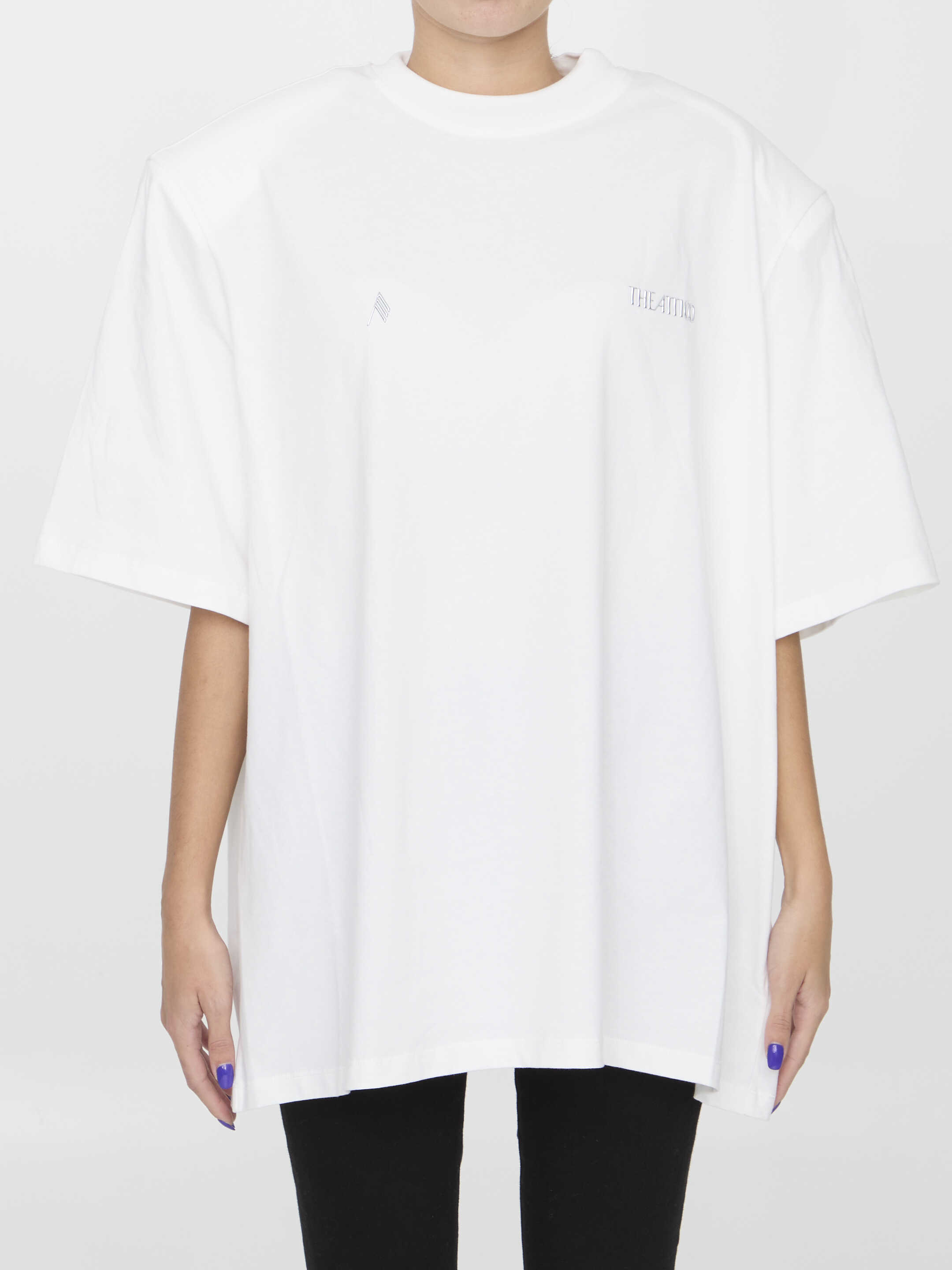 THE ATTICO Kilie T-Shirt WHITE