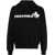 DSQUARED2 Brushed Cotton Leaf Hoodie Black