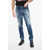 DSQUARED2 Distressed Cool Guy Denims With Metal Applications 17Cm Blue