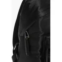 Rucsacuri Palm Angels pentru Barbati - Rucsacuri Palm Angels Solid Color Backpack With Lettering Print Black Barbati (BM 12355434) - B-mall.ro