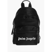 Rucsacuri Solid Color Backpack With Lettering Print Barbati