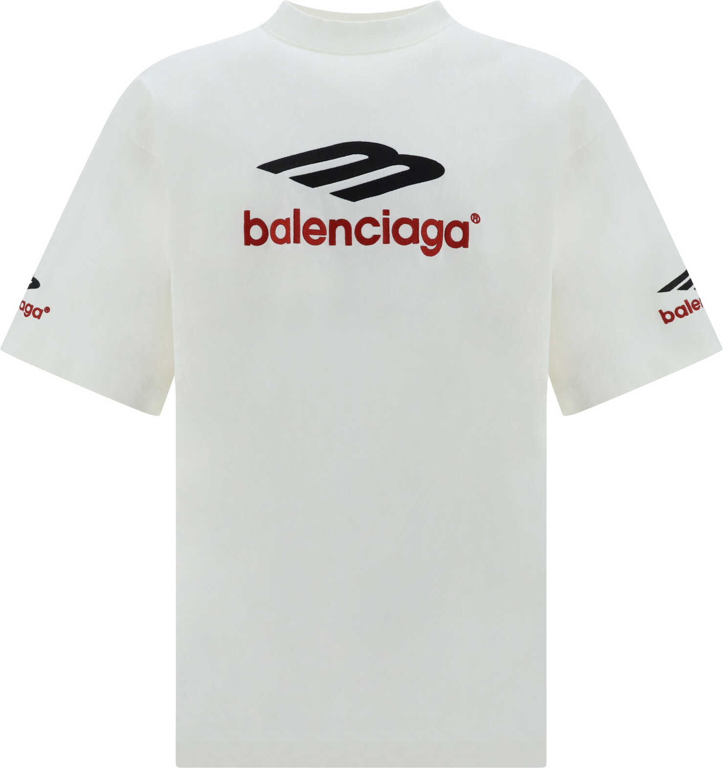 Balenciaga T-Shirt WHITE/BLACK/RED