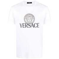 Tricouri Versace Versace Logo Cotton T-Shirt