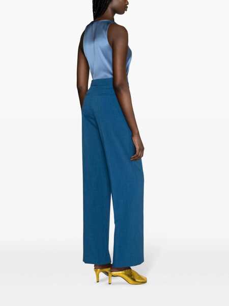 Pantaloni casual Tory Burch Tory Burch Tailored Trousers BLUE Femei (BM 12356319) 4