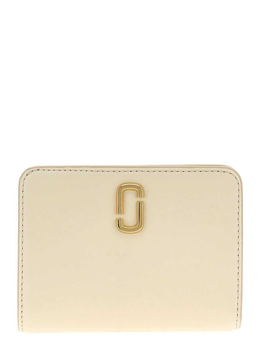 Marc Jacobs MARC JACOBS \'The J Marc Mini Compact\' wallet WHITE