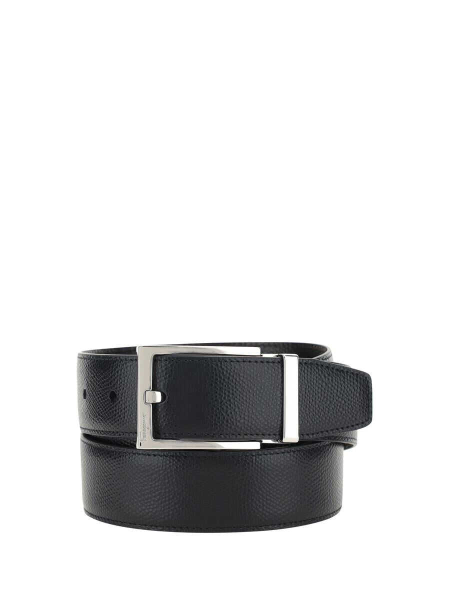 Ferragamo FERRAGAMO BELTS E BRACES NERO HICKORY