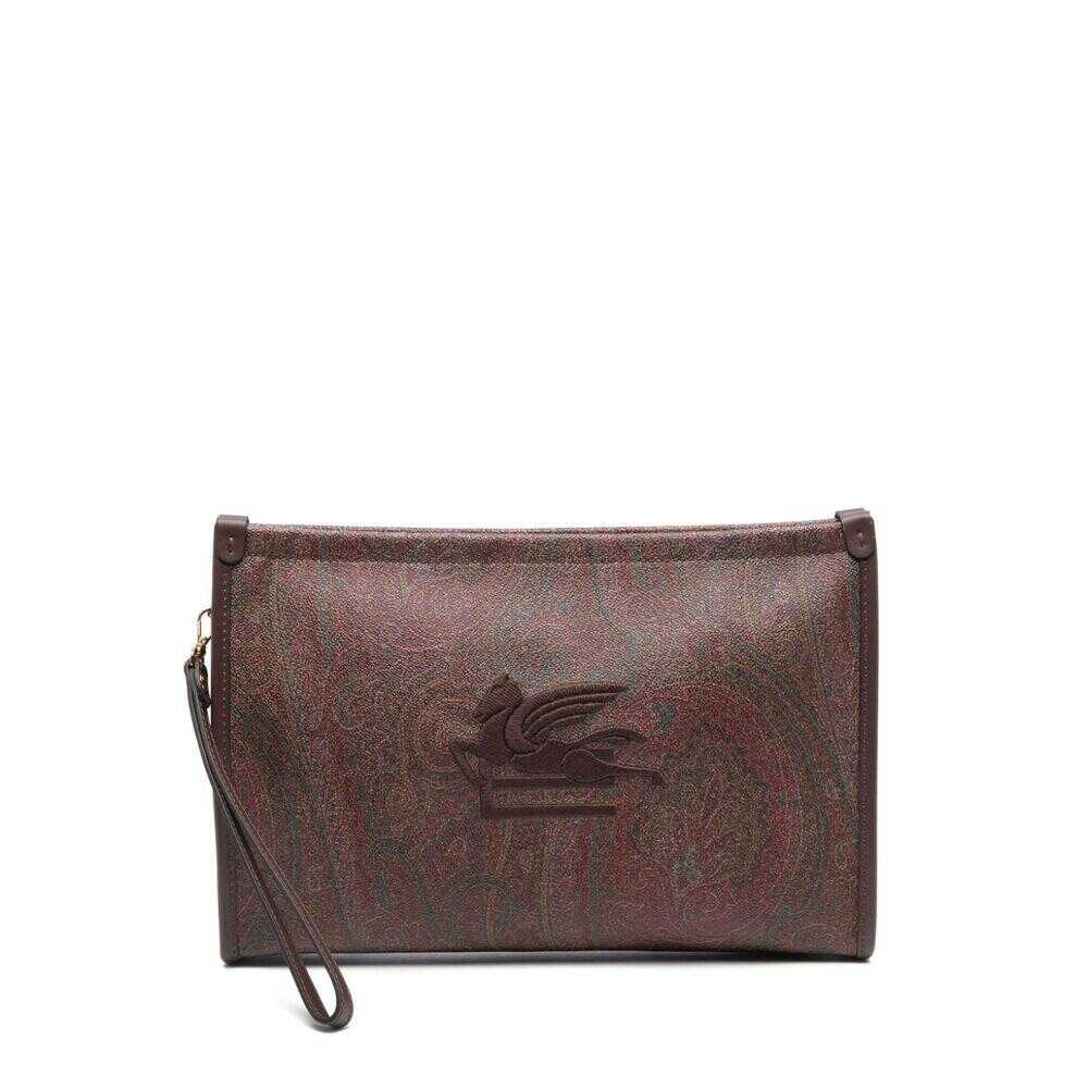 ETRO ETRO BUM BAGS BROWN/RED