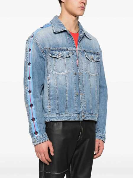 Geci DSQUARED2 DSQUARED2 Dan Denim Jacket BLUE Barbati (BM 12360864) 3