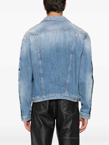 Geci DSQUARED2 DSQUARED2 Dan Denim Jacket BLUE Barbati (BM 12360864) 4