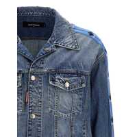 Geci DSQUARED2 pentru Barbati - Geci DSQUARED2 DSQUARED2 Dan Denim Jacket BLUE Barbati (BM 12360864) - B-mall.ro
