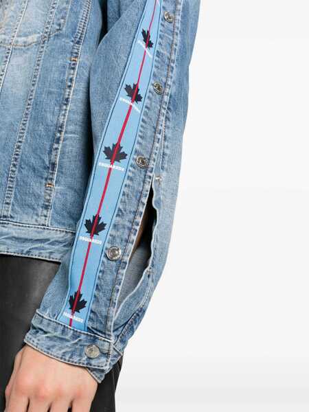 Geci DSQUARED2 DSQUARED2 Dan Denim Jacket BLUE Barbati (BM 12360864) 5