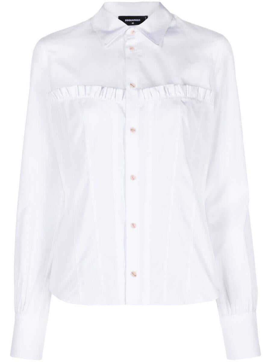 DSQUARED2 DSQUARED2 Poplin shirt WHITE